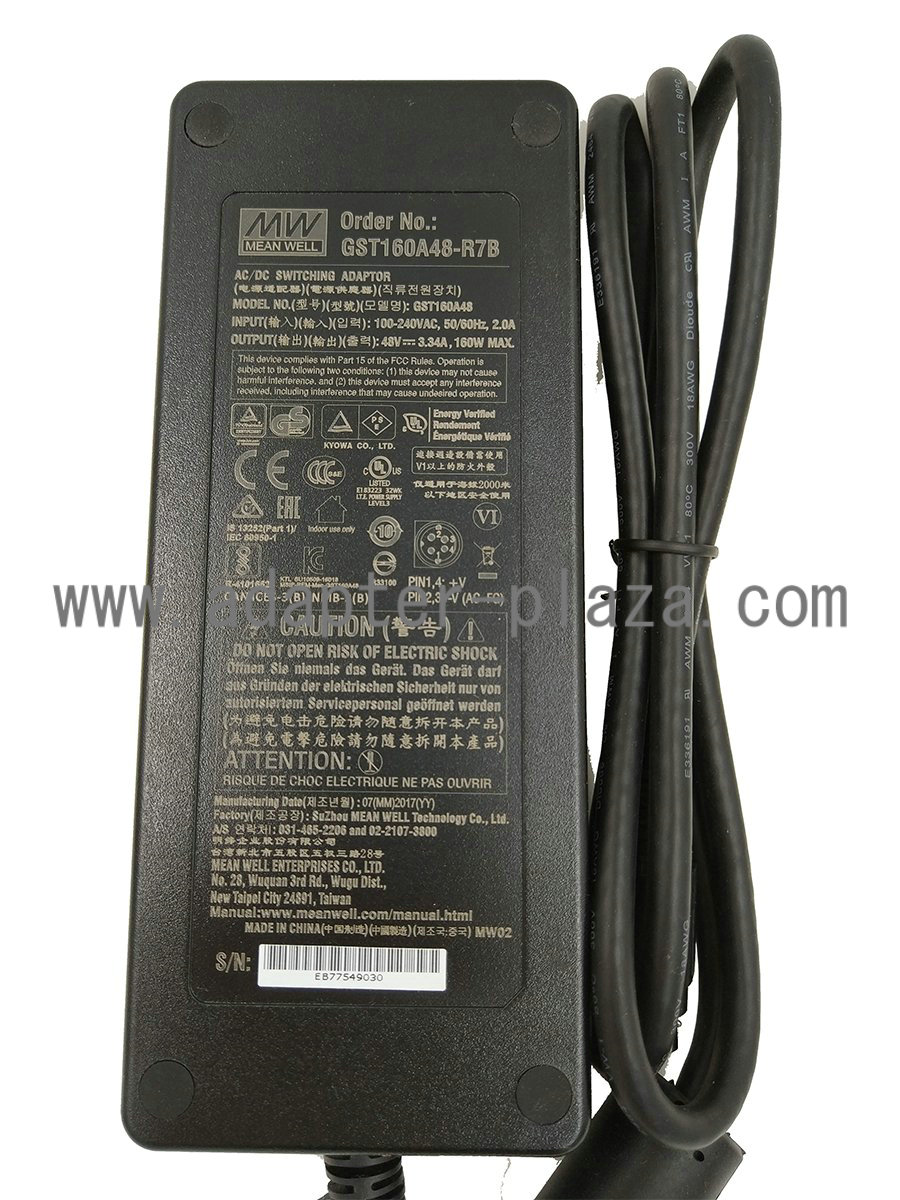 New MW Mean Well GST160A48-R7B 48V 3.34A GST160A48 AC/DC Industrial Adaptor - Click Image to Close